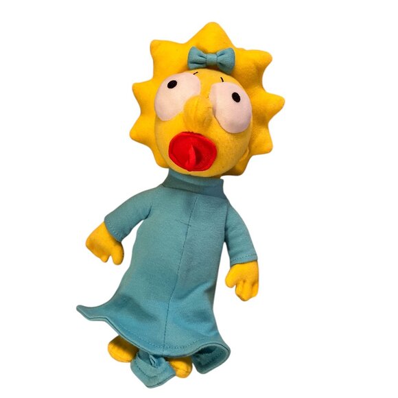 COPY - UNIVERSAL STUDIOS Maggie Simpson Plush Doll & The Simpsons Guide - Picture 3 of 15